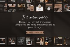 Hair Stylist Instagram Post Template, Salon Social Media Product Image 9