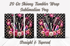 Hair Stylist Tumbler Wrap, Hairdresser Tumbler, Hair Hustler Product Image 2