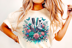 Hair Stylist PNG Sublimation, Hair Hustler PNG, Hair Tools Product Image 2