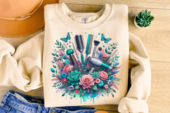 Hair Stylist PNG Sublimation, Hair Hustler PNG, Hair Tools Product Image 1