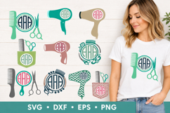 Hairdresser SVG | Hairstylist Monogram Svg Product Image 1