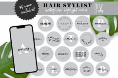 hairstylist modern instagram highlight covers