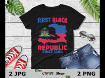 Haiti First Black Republic 1804 PNG, Haitian Pride Png Product Image 2