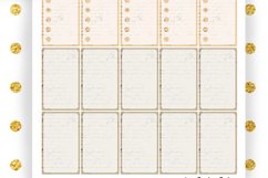 Vintage MAMBI planner stickers full box Weekly Beige Product Image 2