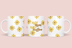 half coffee half mom coffee mug sublimation wrap glass mug wrap svg presized for 11oz and 15oz glass ready to cut and sublimation files