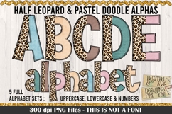 Alphabet Bundle - 10 Sets / Doodle Alphabet / Christmas Product Image 2