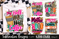 Trendy Mama PNG , Retro Collage Mama 4 Designs Sublimation Product Image 2