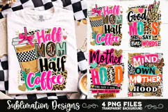Trendy Mama PNG , Retro Collage Mama 4 Designs Sublimation Product Image 2