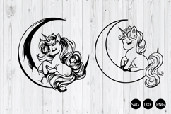 Mystical Baby Unicorn SVG, Unicorn SVG, Girls Unicorns SVG Product Image 1