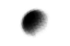 Halftone black and white element decoration art Product Image 2