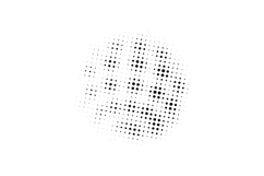 Halftone black and white element decoration graphic Product Image 1