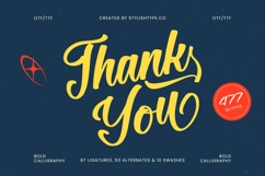 Halfway Ferald - Bold Calligraphy Font Product Image 20