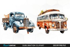 Vehicle Watercolor PNG Clipart Product Image 1