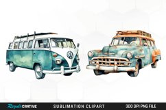 Vehicle Watercolor PNG Clipart Product Image 1