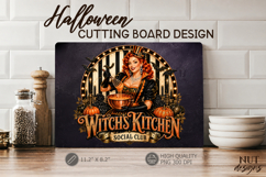 Glamorous baker Halloween cutting board Witch's Kitchen club Product Image 1