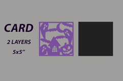 Halloween paper box laser cut, Layered bookmark, Card Product Image 3