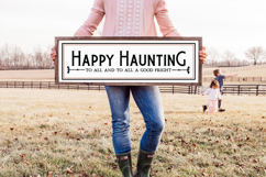 Halloween Welcome Sign Cut File - Front Porch SVG Decoration