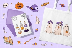 37 HALLOWEEN DOODLES | EPS JPG SVG PNG Product Image 3