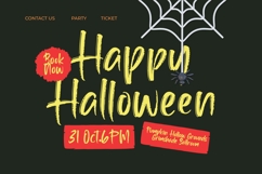 Hallow Mistelar Modern Brush Font Product Image 7