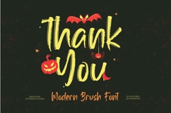 Hallow Mistelar Modern Brush Font Product Image 15