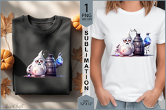 Grumpy ghost|Poison Bottle |bottle of magic halloween| ghost Product Image 2