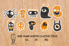 HAND DRAWN Monster Collection Sticker Product Image 1