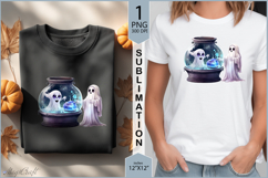 Grumpy ghost|Poison Bottle |bottle of magic halloween| ghost Product Image 2