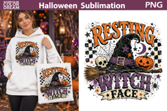 Resting Witch Face Quote | Halloween Sublimation Product Image 1