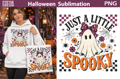 Just a Little Spooky Ghost | Halloween Sublimation Product Image 1