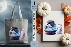 Grumpy ghost|Poison Bottle |bottle of magic halloween| ghost Product Image 1