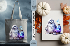 Grumpy ghost|Poison Bottle |bottle of magic halloween| ghost Product Image 3