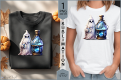 Grumpy ghost|Poison Bottle |bottle of magic halloween| ghost Product Image 3