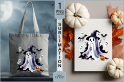 Cute ghost sublimation|Halloween ghost Pumpkin print Product Image 3