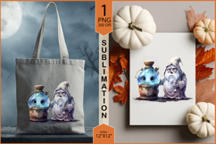 Grumpy ghost|Poison Bottle |bottle of magic halloween| ghost Product Image 3