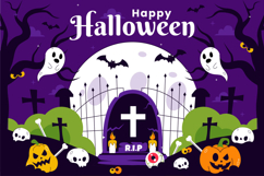 11 Happy Halloween Night Festival Illustration Product Image 4