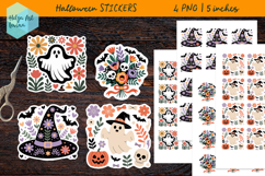 Cute Halloween, Stickers printable PNG Product Image 1