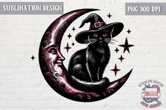Halloween Sublimation Design PNG Pink Black Product Image 1