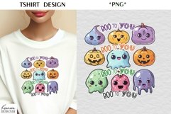 Cartoon Halloween Ghost|Funny Halloween Quotes T Shirt Product Image 1