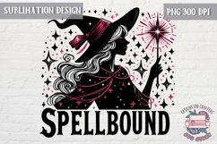 Halloween Sublimation Design PNG Pink Black Product Image 1