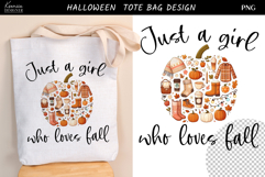 Cozy Pumpkin Fall Design|Just a Girl Who Loves Fall Product Image 1