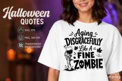 Adult humor Sarcastic quote Gothic Halloween SVG zombie hand Product Image 1