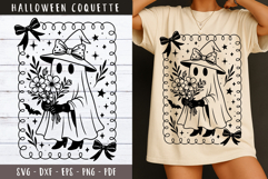 Cute ghost with bow Halloween Coquette SVG Bundle Product Image 17
