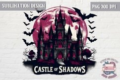 Halloween Sublimation Design PNG Pink Black Product Image 1