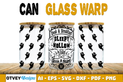 Can Glass 16 Oz Libbey Wrap SVG Halloween SVG BUNDLES Product Image 5