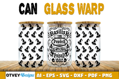 Can Glass 16 Oz Libbey Wrap SVG Halloween SVG BUNDLES Product Image 11