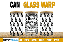 Can Glass 16 Oz Libbey Wrap SVG Halloween SVG BUNDLES Product Image 13