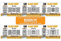 Can Glass 16 Oz Libbey Wrap SVG Halloween SVG BUNDLES Product Image 1