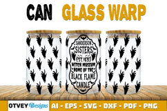 Can Glass 16 Oz Libbey Wrap SVG Halloween SVG BUNDLES Product Image 3