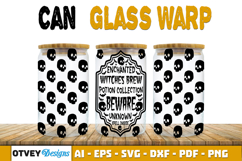 Can Glass 16 Oz Libbey Wrap SVG Halloween SVG BUNDLES Product Image 7