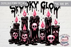 Halloween Sublimation Design PNG Pink Black Product Image 1